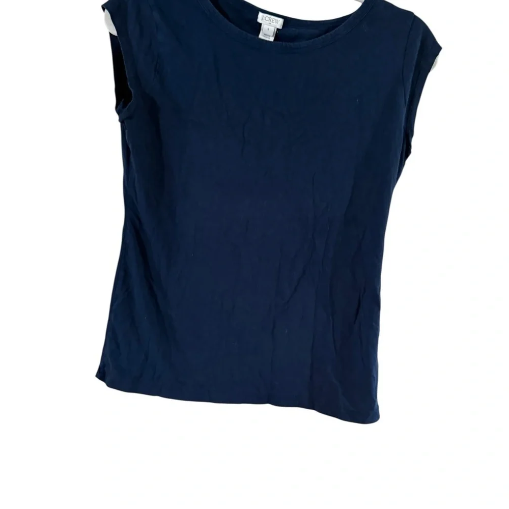 J Crew Navy Short Sleeve Tee